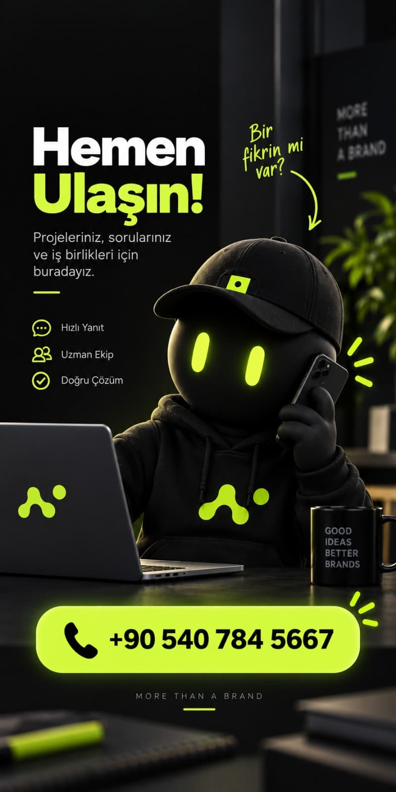Projenizi konuşalım — Digivisor ile iletişime geçin
