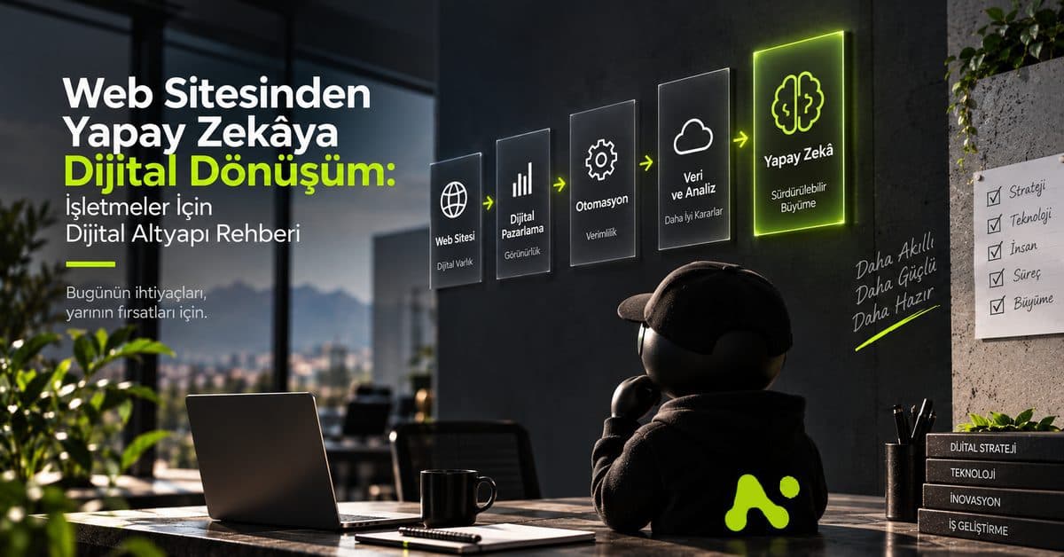 Web Sitesinden Yapay Zekâya Dijital Dönüşüm: İşletmeler İçin Dijital Altyapı Rehberi