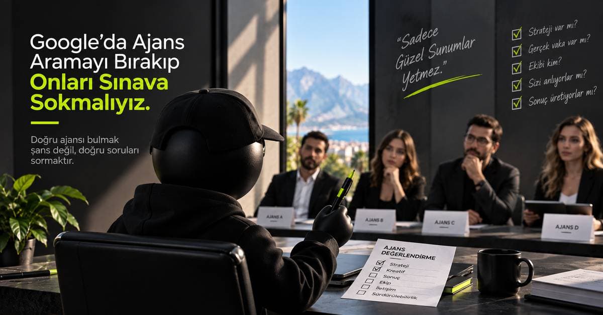 Google'da Ajans Aramayı Bırakıp Onları Sınava Sokmalıyız