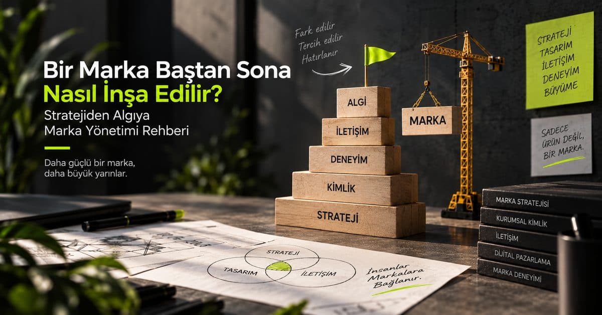 Bir Marka Baştan Sona Nasıl İnşa Edilir? Stratejiden Algıya Marka Yönetimi Rehberi