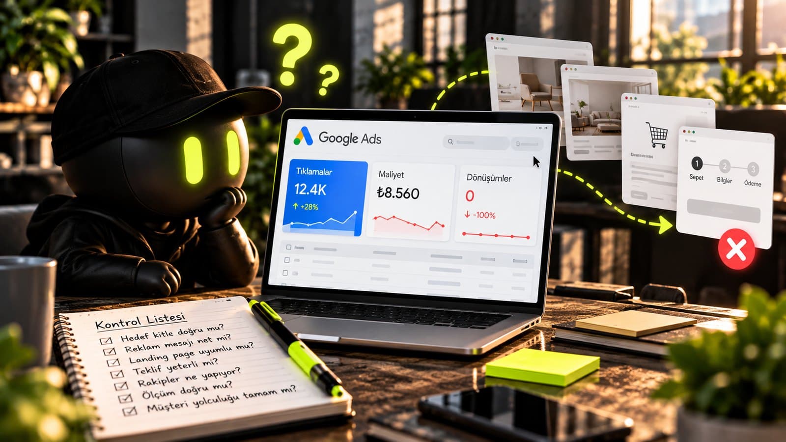 Google Ads Tıklama Alıyor Ama Satış Getirmiyor: Sorun Nerede Olabilir?