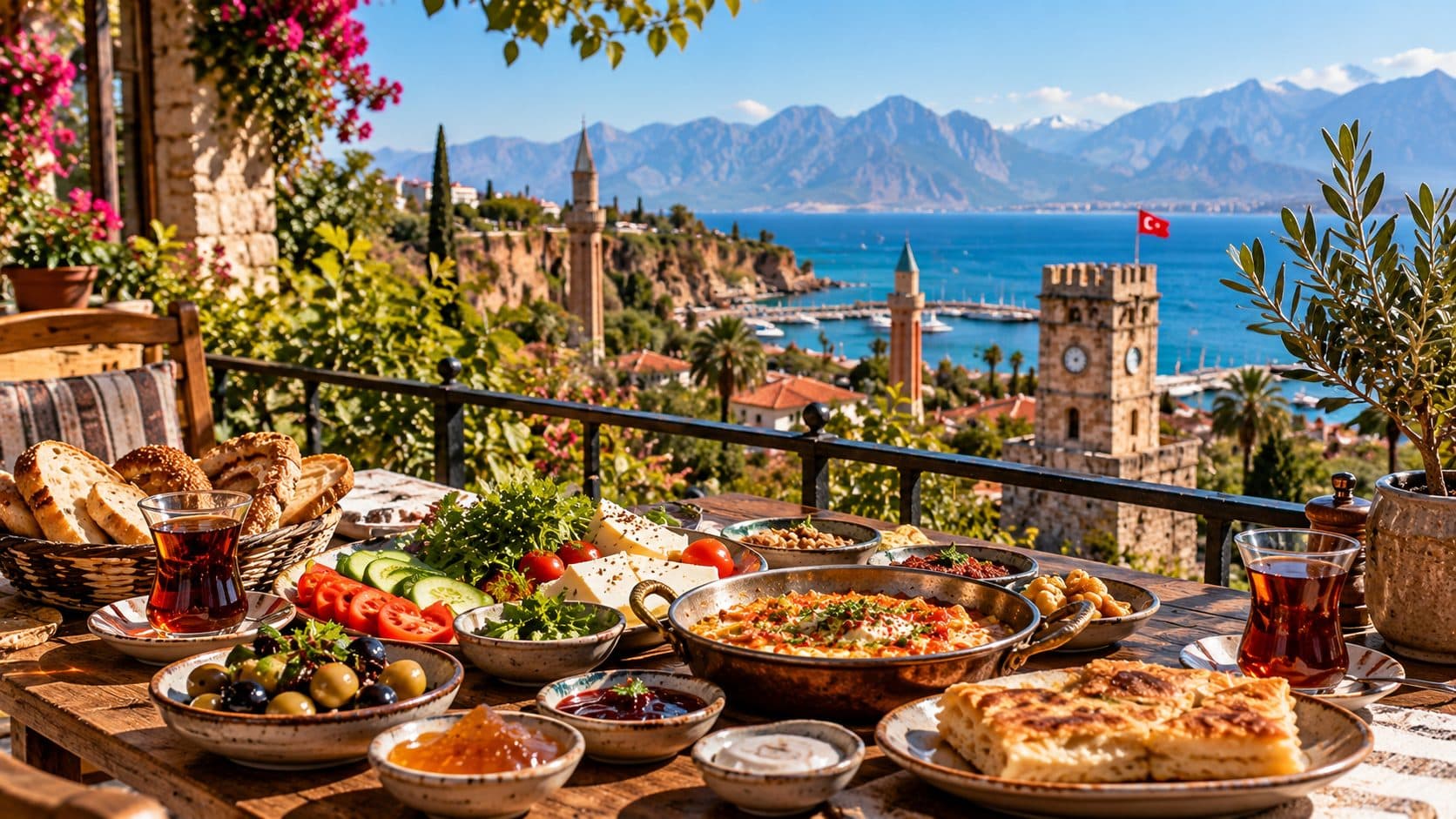 Antalya'da Kahvaltı Yapılacak Yerler ve Kahve Mekânları